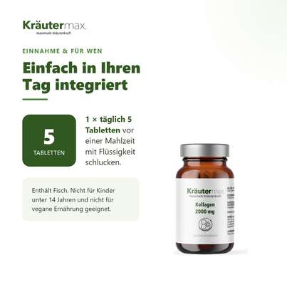 Kollagen 2000 mg Tabletten 150 Stück, A-Nr.: 6129999 - 04