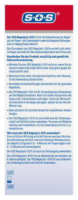 Sie sehen eine Packung SOS Nagelpilz-Stift LOE 4ML, Produktbild: 04 SOS Nagelpilz-Stift LOE 4ML, A-Nr.: 6142149 - 04