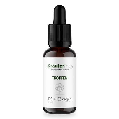 Vitamin D3 800 IE K2 Tropfen vegan 50 ml, A-Nr.: 5804418 - 01