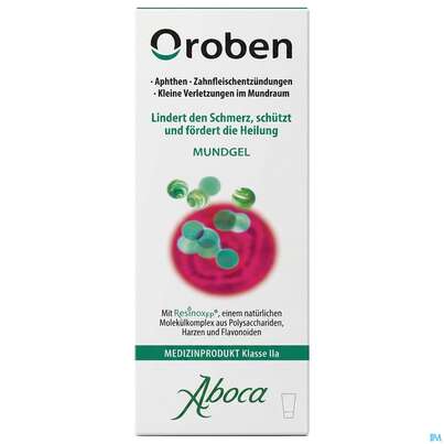 Sie sehen eine Packung Aboca Mundgel Aphthen +zahnfleisch- Entzuendung Ab 3jahren 15ml, Produktbild: 01 Aboca Mundgel Aphthen +zahnfleisch- Entzuendung Ab 3jahren 15ml, A-Nr.: 6027112 - 01
