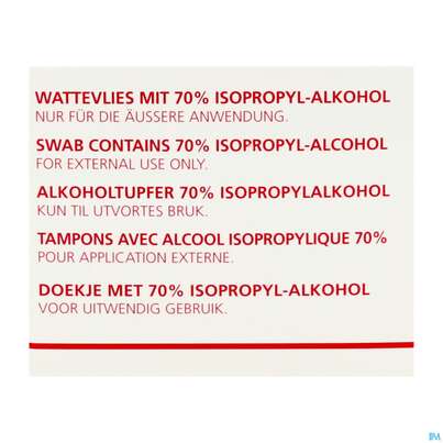 Sie sehen eine Packung Alkoholtupfer Alkotip 70% 250st, Produktbild: 05 Alkoholtupfer Alkotip 70% 250st, A-Nr.: 2662053 - 05