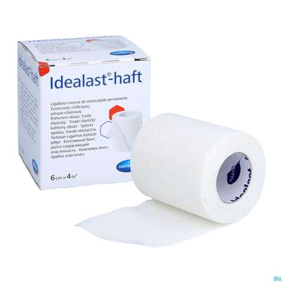 Sie sehen eine Packung Elastische Binden Idealast/haft Kohaesiv Weiss 4mx 6cm 1st, Produktbild: 05 Elastische Binden Idealast/haft Kohaesiv Weiss 4mx 6cm 1st, A-Nr.: 1457500 - 05