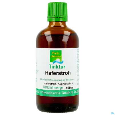 Sie sehen eine Packung Haferstroh Tinktur Avena Sativa Phytopharma 100ml, Produktbild: 02 Haferstroh Tinktur Avena Sativa Phytopharma 100ml, A-Nr.: 5393027 - 02