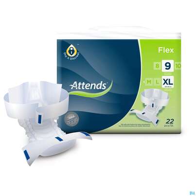 Sie sehen eine Packung Inkontinenz Attends Slip Flex S 10 88st, Produktbild: 02 Inkontinenz Attends Slip Flex S 10 88st, A-Nr.: 4271428 - 02