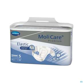 Inkontinenz Molicare Premium/elastic 6 Tropfen 50-90cm S 30st, A-Nr.: 4996634 - 01