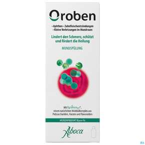 Mundwasser/spuelung Aboca Oroben Aphthen +zahnfleisch- Entzuendung Ab 6jahren 150ml, A-Nr.: 6027129 - 01
