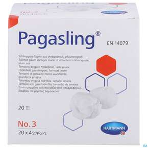 Pagasling Schlinggaze Tupfer Steril Gr 3 80st, A-Nr.: 4397224 - 01