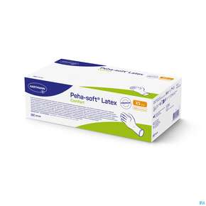Untersuchungshandschuhe Latex Unsteril Peha/soft Comfort Puderfrei Xs 100st, A-Nr.: 5890642 - 01