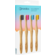 Nordics Öko Zahnbürsten Bambus Sparpack 4x Erwachsene, A-Nr.: 5666873 - 01