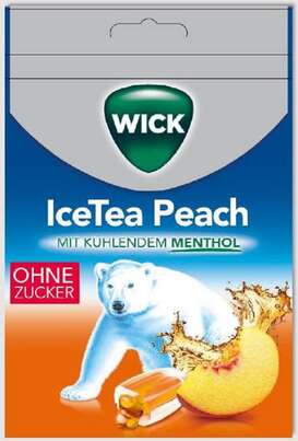 WICK IceTea Peach Btl. zfr. 72g, A-Nr.: 5678327 - 01