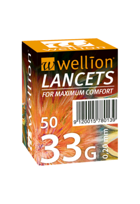 Wellion 33G Lanzetten, 50 Stk., A-Nr.: 3144716 - 01