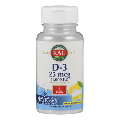 Supplementa Vitamin D3 1000 i.E. ActivMelt Tabletten, A-Nr.: 5597741 - 01
