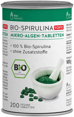 doc nature’s BIO-SPIRULINA FORTE MIKRO-ALGEN-TABLETTEN, A-Nr.: 5664408 - 01