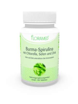 Floramed Burma-Spirulina mit Chlorella, Selen und Zink, A-Nr.: 4390067 - 02