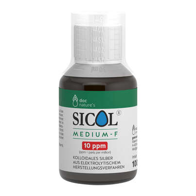 Sie sehen eine Packung doc nature’s SICOL® MEDIUM-F 10 ppm, Produktbild: 01 doc nature’s SICOL® MEDIUM-F 10 ppm, A-Nr.: 5619394 - 01