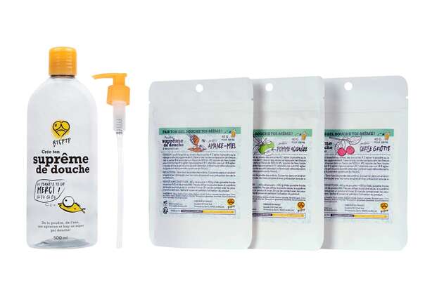 Duschgel Pulver Wilde Himbeere StepOne, A-Nr.: 5454237 - 02