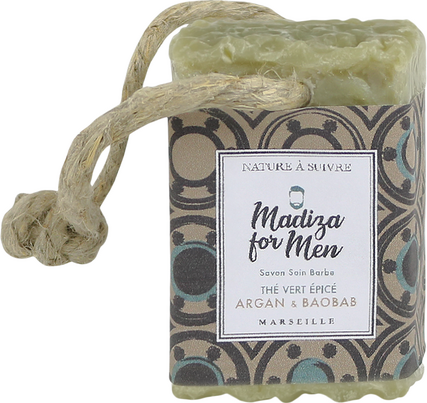 Madiza Bio Barber Soap Men Rasierseife Grüner Tee, A-Nr.: 5446887 - 01