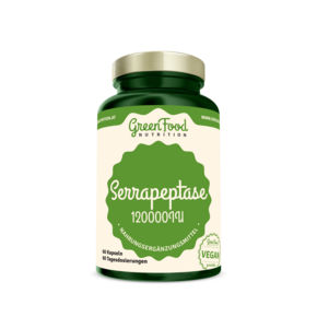 GreenFood Nutrition Serrapeptase 120000IU 60 Kapseln, A-Nr.: 5634324 - 01