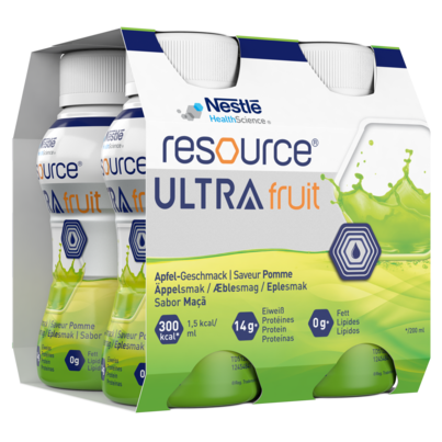 Sie sehen eine Packung Resource® Ultra Fruit, Produktbild: 05 Resource® Ultra Fruit, A-Nr.: 5477764 - 05