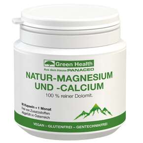 Green Health NATUR-MAGNESIUM UND -CALCIUM, A-Nr.: 4828204 - 01