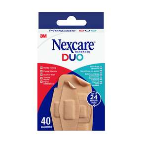 Nexcare™ DUO Pflaster, assortiert, 40/Pack, A-Nr.: 5470182 - 01