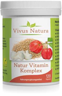 Sie sehen eine Packung Natur Vitamin Komplex Kapseln, Produktbild: 03 Natur Vitamin Komplex Kapseln, A-Nr.: 5758865 - 03