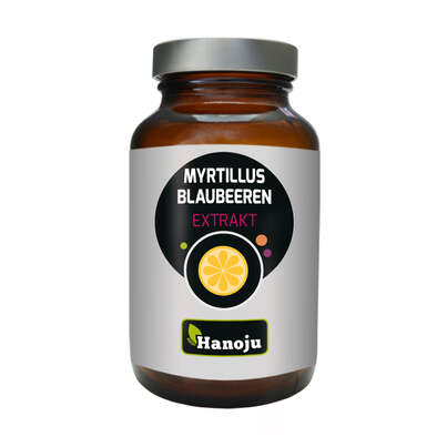 Hanoju Myrtillus Blaubeeren Extrakt Kapseln 300mg, A-Nr.: 4256386 - 01