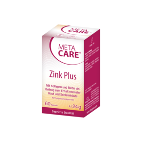 META-CARE® Zink Plus, 60 Kapseln, A-Nr.: 4607207 - 01
