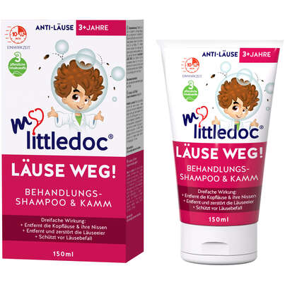 mylittledoc® LÄUSE WEG! Behandlungs-Shampoo &amp; Kamm, A-Nr.: 5479059 - 01