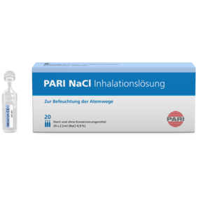 PARI NaCl 0,9% Inhalationslösung, A-Nr.: 2726899 - 01