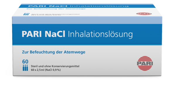 PARI NaCl 0,9% Inhalationslösung, A-Nr.: 3550729 - 01