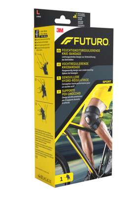 FUTURO™ Feuchtigkeitsregulierende Knie-Bandage, L SPORT (43.2 - 48.3 cm), A-Nr.: 3046161 - 02