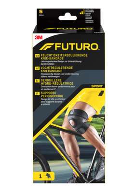 FUTURO™ Feuchtigkeitsregulierende Knie-Bandage, S SPORT (33.0 - 38.1 cm), A-Nr.: 3046149 - 01