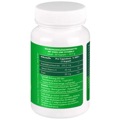 BjökoVit Eisen citrat Kapseln vegan, A-Nr.: 5174578 - 03