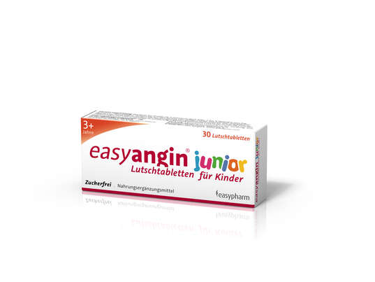 easyangin junior Lutschtabletten für Kinder, A-Nr.: 4150400 - 01