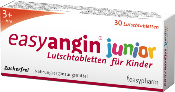 easyangin junior Lutschtabletten für Kinder, A-Nr.: 4150400 - 02