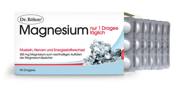 Dr. Böhm Magnesium nur 1 Dragee täglich, A-Nr.: 2576075 - 02