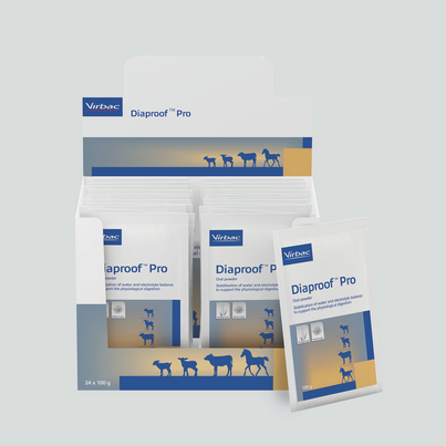 Sie sehen eine Packung Diaproof Pro für Kälber, Fohlen, Lämmer und Ziegenlämmer, Produktbild: 02 Diaproof Pro für Kälber, Fohlen, Lämmer und Ziegenlämmer, A-Nr.: 4449441 - 02
