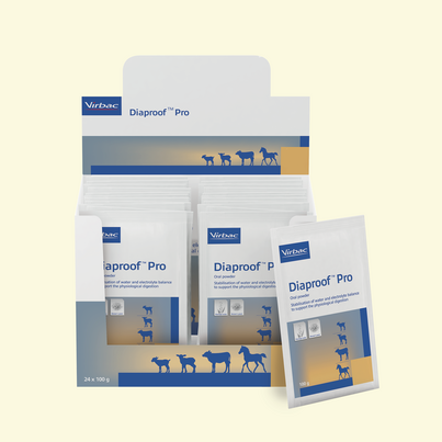 Sie sehen eine Packung Diaproof Pro für Kälber, Fohlen, Lämmer und Ziegenlämmer, Produktbild: 03 Diaproof Pro für Kälber, Fohlen, Lämmer und Ziegenlämmer, A-Nr.: 4449441 - 03