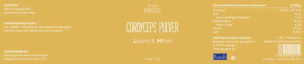 Cordyceps Pulver 170g, A-Nr.: 4546948 - 02