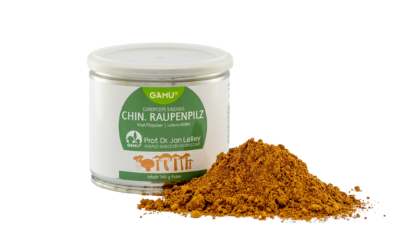 Sie sehen eine Packung Gamu Cordyceps Sinensis | chin. Raupenpilz Pulver, Produktbild: 02 Gamu Cordyceps Sinensis | chin. Raupenpilz Pulver, A-Nr.: 5600242 - 02