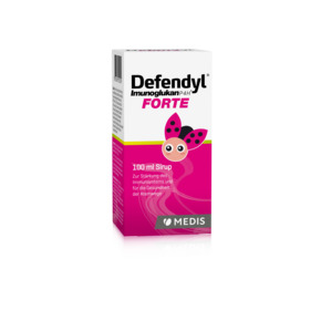 Sie sehen eine Packung Defendyl-Imunogulkan P4H® FORTE Sirup, Produktbild: 01 Defendyl-Imunogulkan P4H® FORTE Sirup, A-Nr.: 5389675 - 01