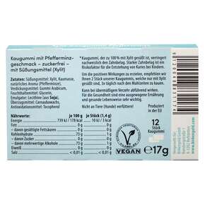 Birkengold Kaugummi Pfefferminze, A-Nr.: 5160317 - 01