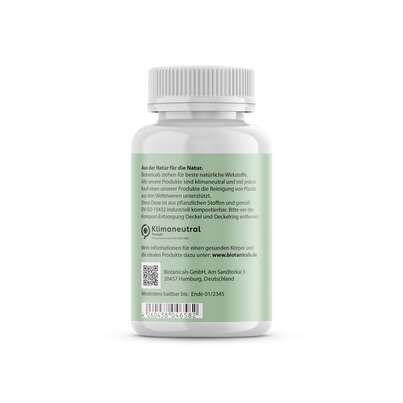 Sie sehen eine Packung Biotanicals Vitamin B Komplex Kapseln, Produktbild: 02 Biotanicals Vitamin B Komplex Kapseln, A-Nr.: 5461208 - 02