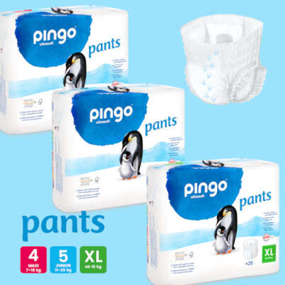 Bio Windeln Nr.3 Midi Jumbo 4-9kg Pinguin – Pingo Swiss, A-Nr.: 4559566 - 02
