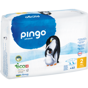 Bio Windeln Nr.2 Mini 3-6kg Pinguin – Pingo Swiss, A-Nr.: 4559520 - 01