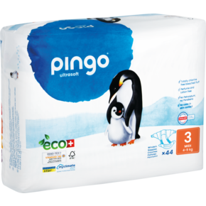 Bio Windeln Nr.3 Midi 4-9kg Pinguin – Pingo Swiss, A-Nr.: 4559543 - 01