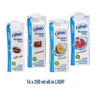 all in® 4er MIX LIGHT (14 x 250 ml), A-Nr.: 4907381 - 05