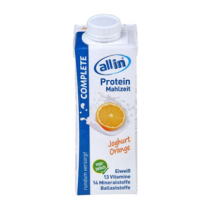 all in® COMPLETE Joghurt Orange (14 x 250 ml), A-Nr.: 4907292 - 01