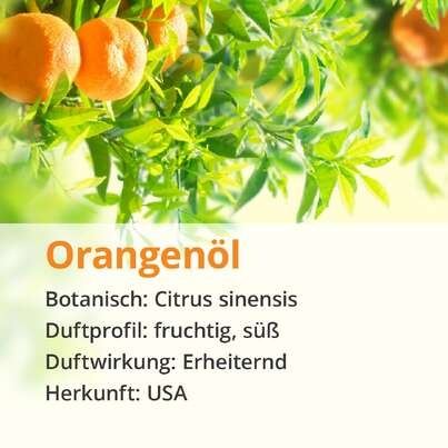 Sie sehen eine Packung Orangenöl, Produktbild: 02 Orangenöl, A-Nr.: 5178547 - 02